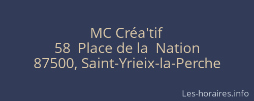 MC Créa'tif