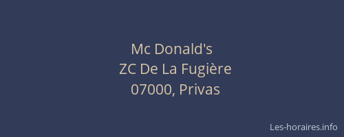 Mc Donald's