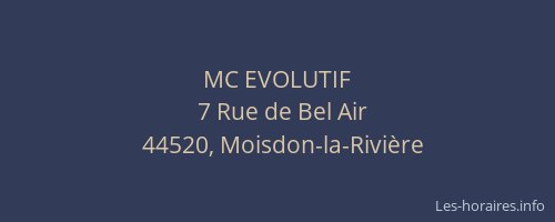 MC EVOLUTIF