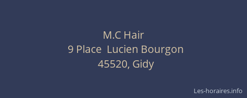M.C Hair