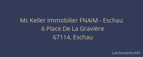 Mc Keller Immobilier FNAIM - Eschau