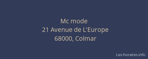 Mc mode