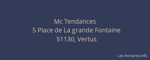 Mc Tendances