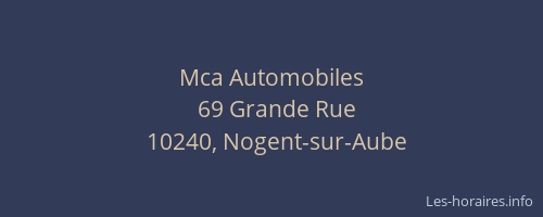 Mca Automobiles