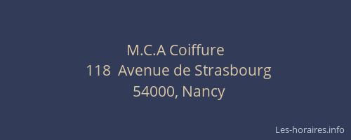M.C.A Coiffure