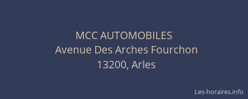 MCC AUTOMOBILES