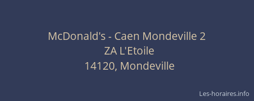 McDonald's - Caen Mondeville 2