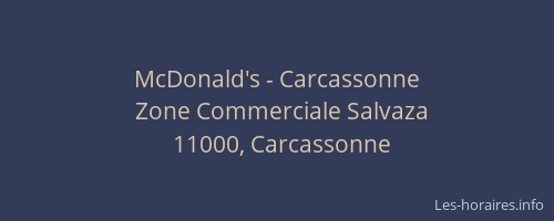 McDonald's - Carcassonne