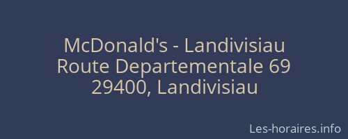 McDonald's - Landivisiau