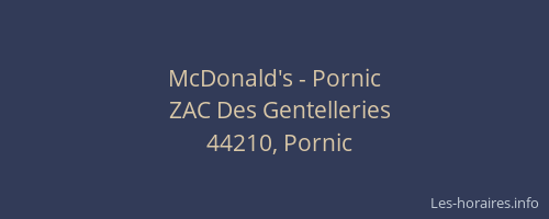 McDonald's - Pornic