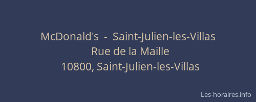 McDonald's  -  Saint-Julien-les-Villas