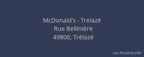 McDonald's - Trelazé