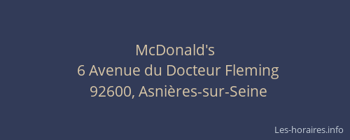 McDonald's