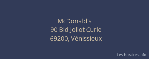 McDonald's