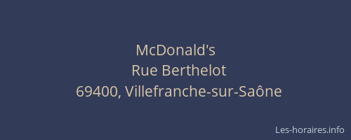 McDonald's