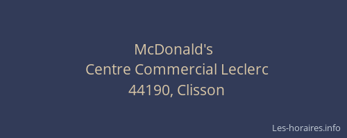 McDonald's