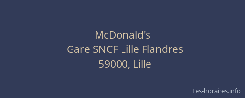 McDonald's