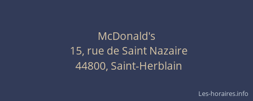 McDonald's