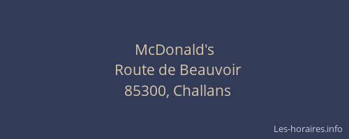 McDonald's
