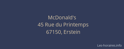 McDonald's