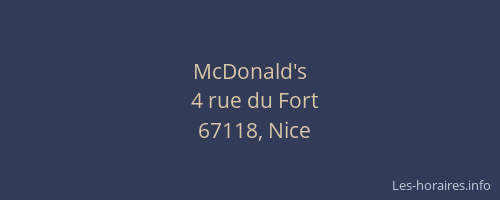 McDonald's