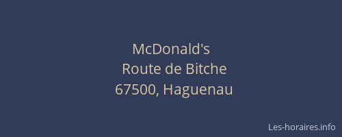 McDonald's