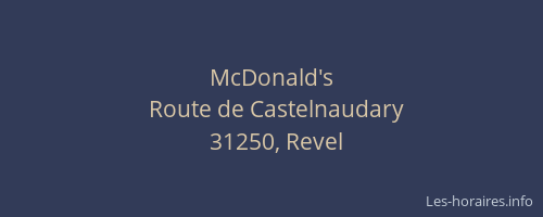 McDonald's