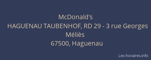 McDonald's