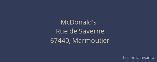 McDonald's
