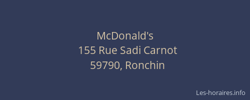 McDonald's