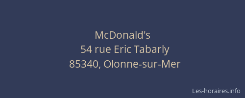 McDonald's