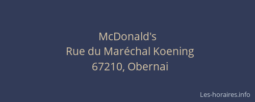 McDonald's