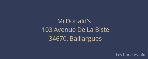 McDonald's