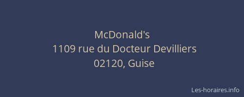 McDonald's