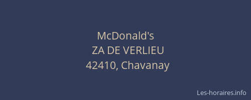 McDonald's