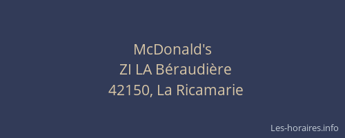 McDonald's