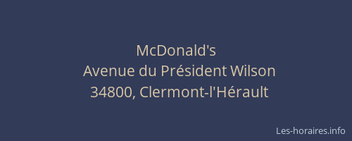 McDonald's