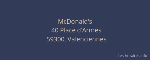 McDonald's