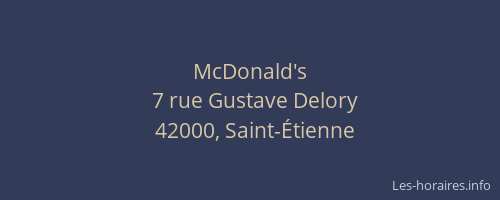 McDonald's