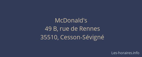 McDonald's