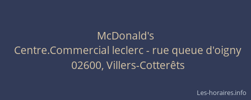 McDonald's