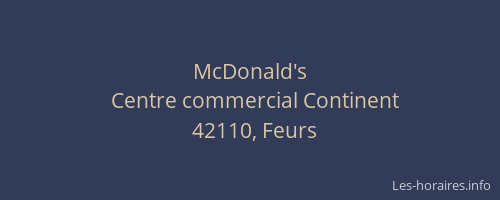 McDonald's