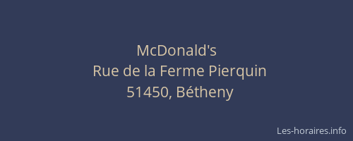 McDonald's