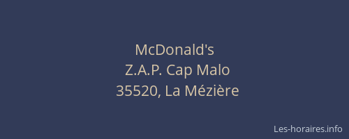 McDonald's