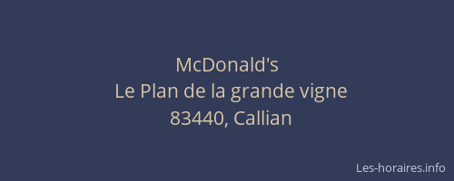 McDonald's