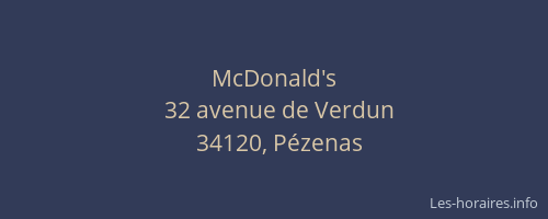 McDonald's