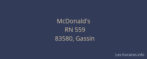 McDonald's