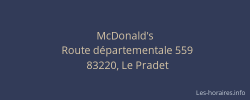 McDonald's
