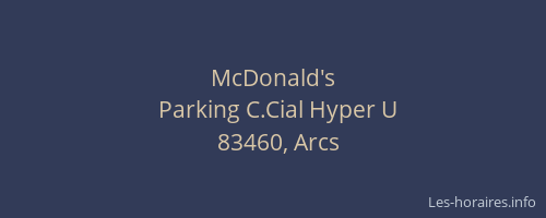 McDonald's