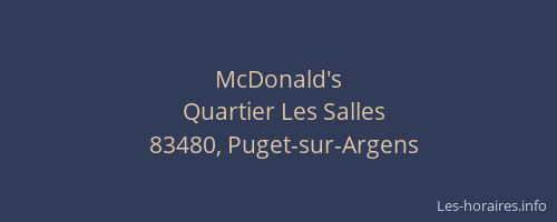 McDonald's